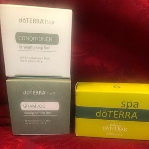 DoTerra Shampoo and Conditioner Strengthening bar and Balance bath bar